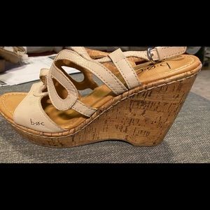 Cork wedge BORN sandals